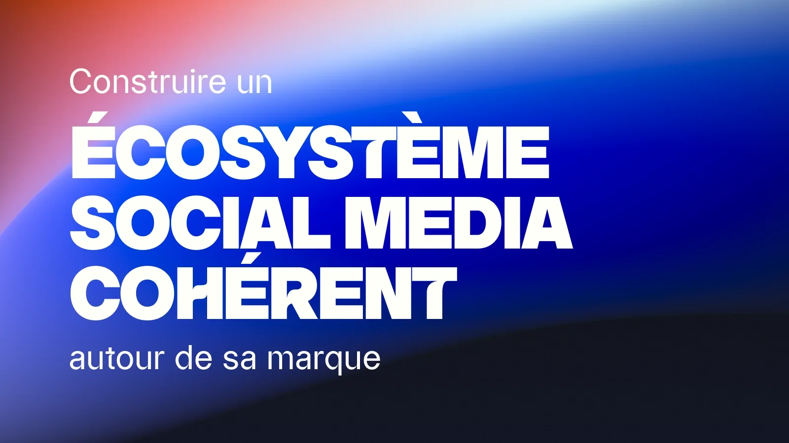 Construire un écosystème social media cohérent : un impératif ?