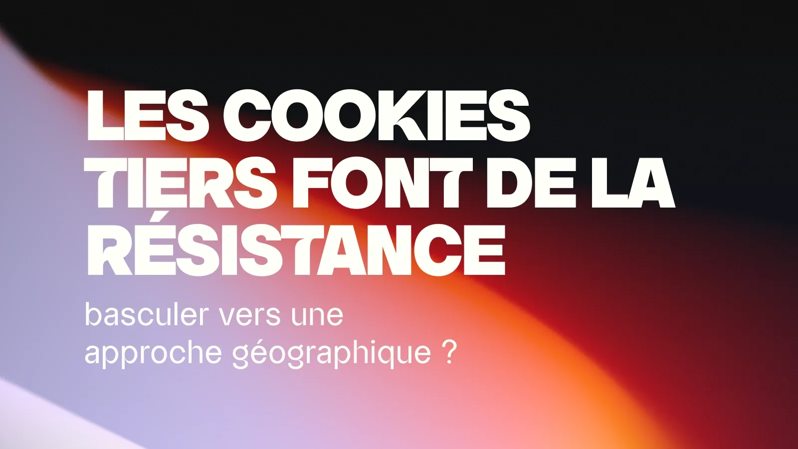 Cookies tiers : et si on basculait vers une approche géographique ?