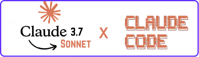 Les logos de Claude 3.7 Sonnet et de Claude Code, lancés le même jour par Anthropic.