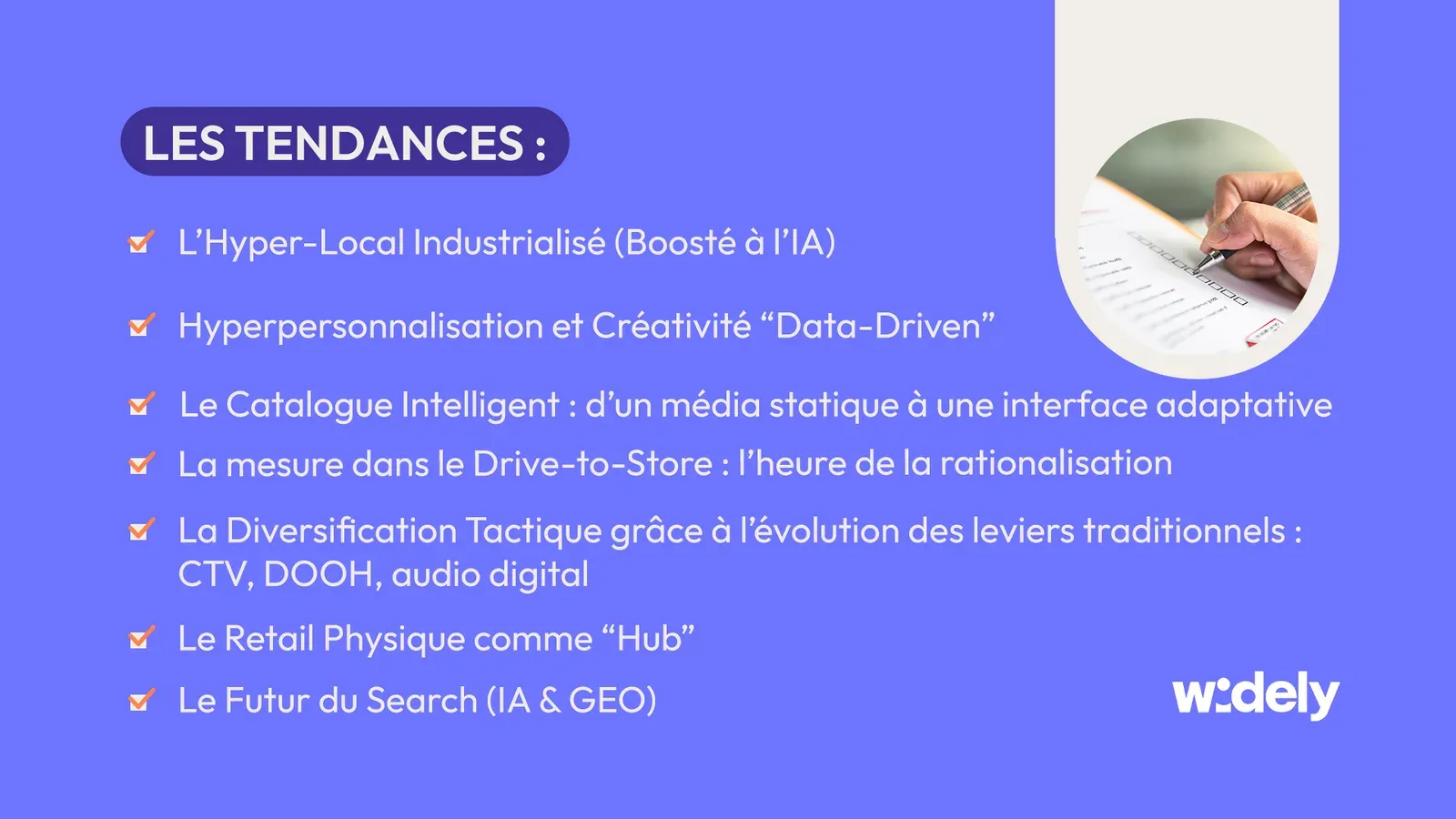 checklist tendances drive to store 2026